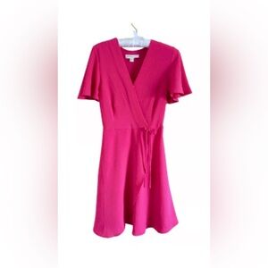 Monteau Los Angeles Hot Pink Dress Size Small